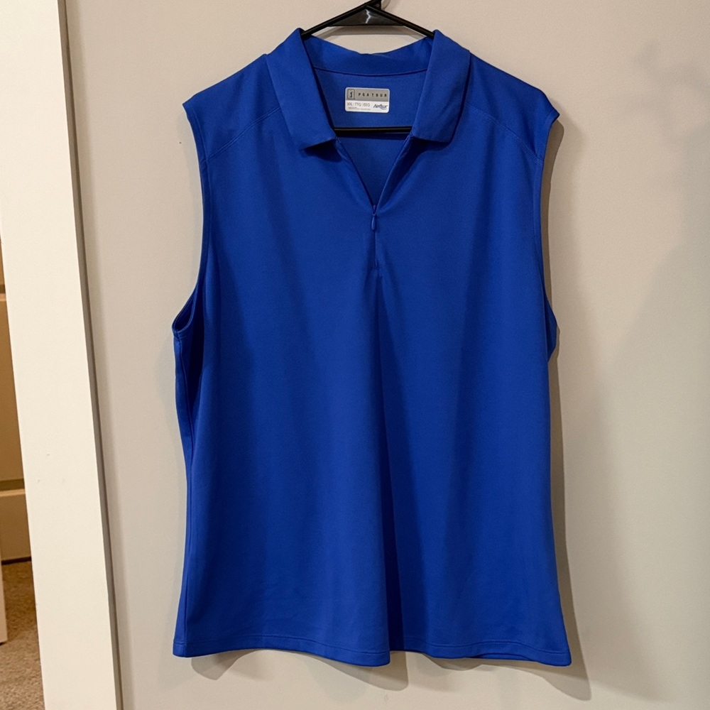 PGA Tour Women's Royal Blue Sleeveless Tank Top